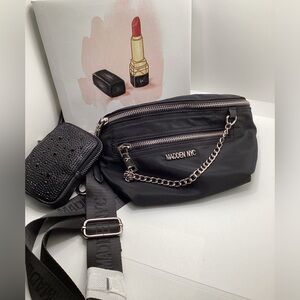 Madden convertible crossbody/fanny pack Black